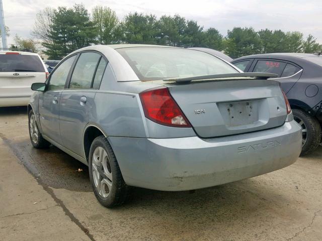 1G8AL52F73Z169002 - 2003 SATURN ION LEVEL BLUE photo 3
