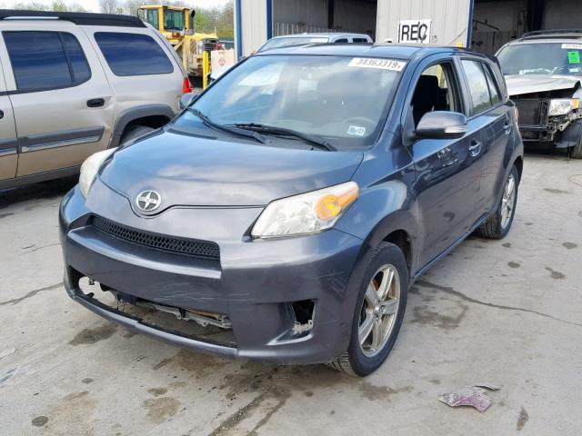 JTKKU10478J019987 - 2008 TOYOTA SCION XD GRAY photo 2