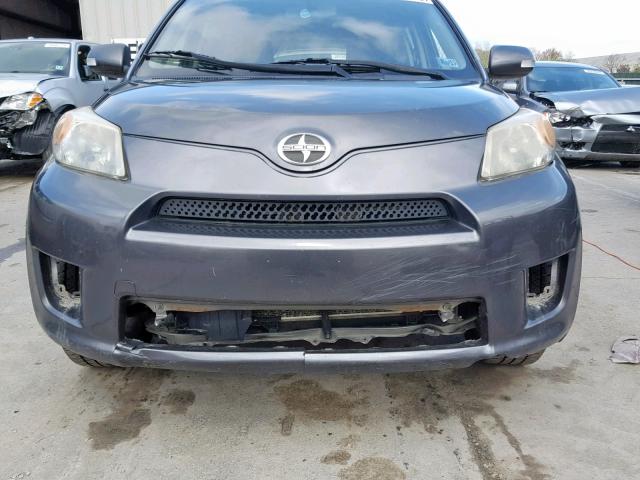 JTKKU10478J019987 - 2008 TOYOTA SCION XD GRAY photo 9