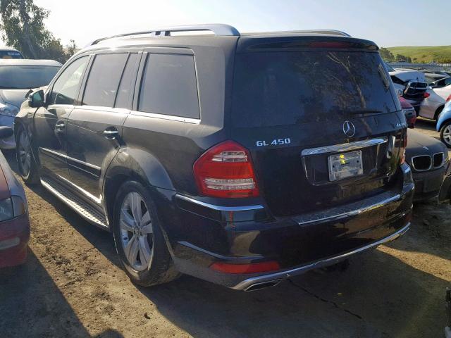 4JGBF7BE1BA705701 - 2011 MERCEDES-BENZ GL 450 4MA BLACK photo 3