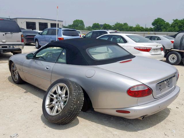 SAJDA42C91NA17580 - 2001 JAGUAR XK8 SILVER photo 3