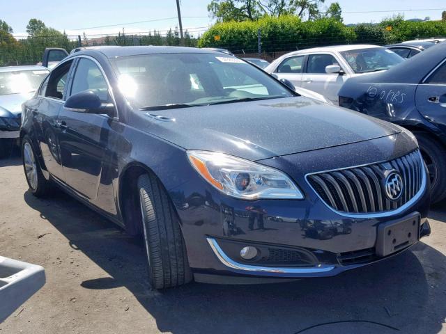 2G4GK5EX5E9275299 - 2014 BUICK REGAL BLUE photo 1