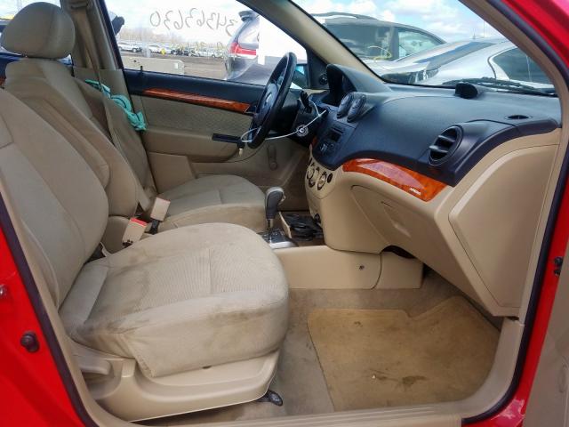 KL1TD56638B078273 - 2008 CHEVROLET AVEO BASE  ფოტო 5