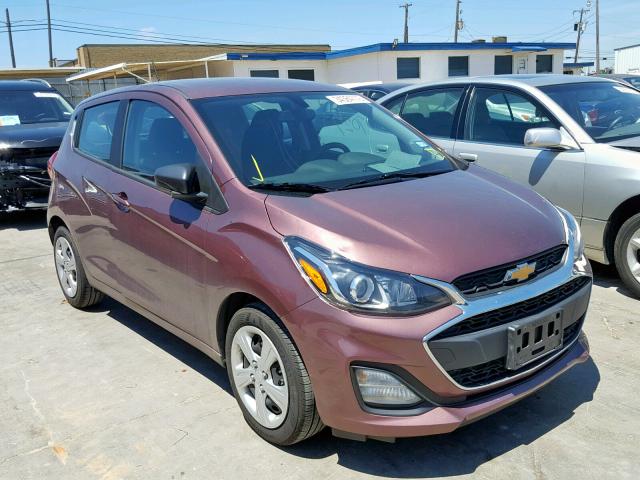 KL8CB6SA1KC733801 - 2019 CHEVROLET SPARK LS MAROON photo 1