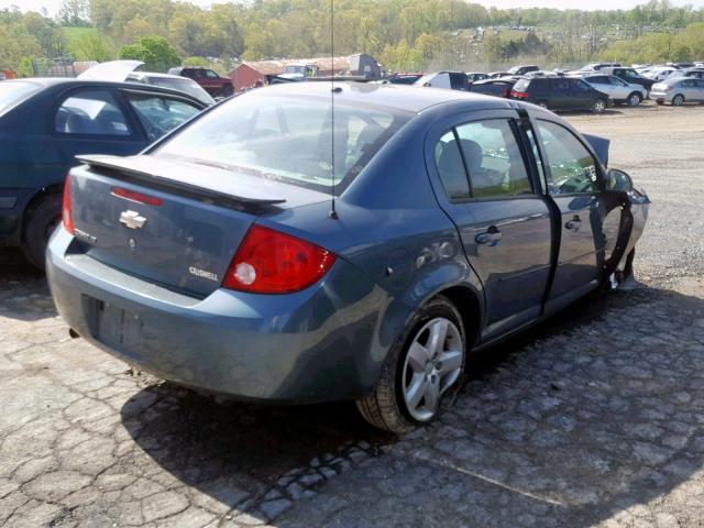 1G1AL58F877323613 - 2007 CHEVROLET COBALT LT BLUE photo 4