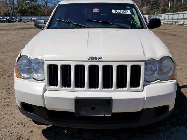 1J8GR48K38C137874 - 2008 JEEP GRAND CHER WHITE photo 9