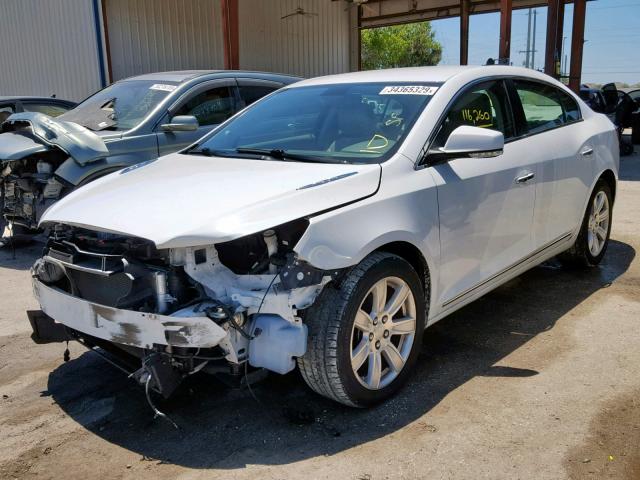 1G4GC5EG3AF207551 - 2010 BUICK LACROSSE C WHITE photo 2