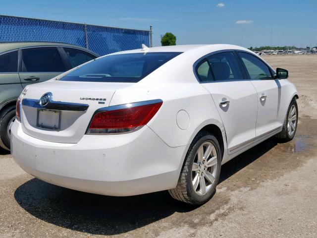 1G4GC5EG3AF207551 - 2010 BUICK LACROSSE C WHITE photo 4