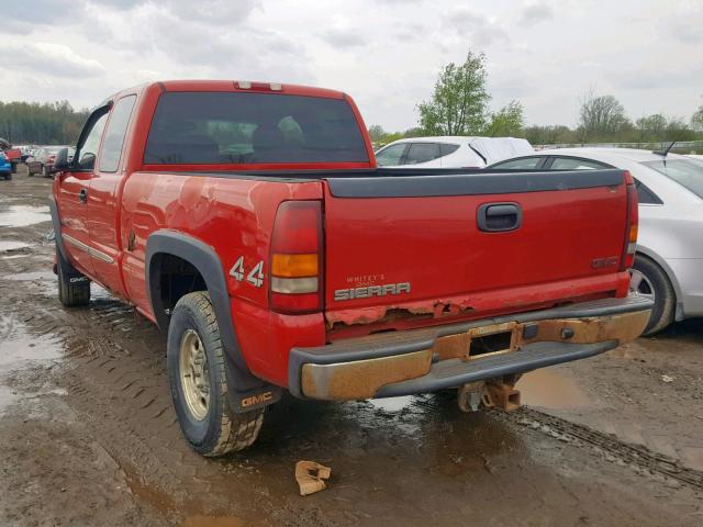 1GTGK29U33Z182691 - 2003 GMC NEW SIERRA RED photo 3