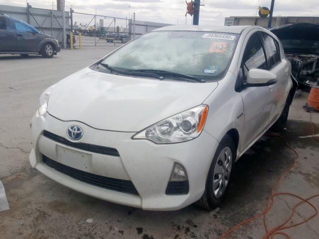 JTDKDTB30E1074834 - 2014 TOYOTA PRIUS C  photo 2