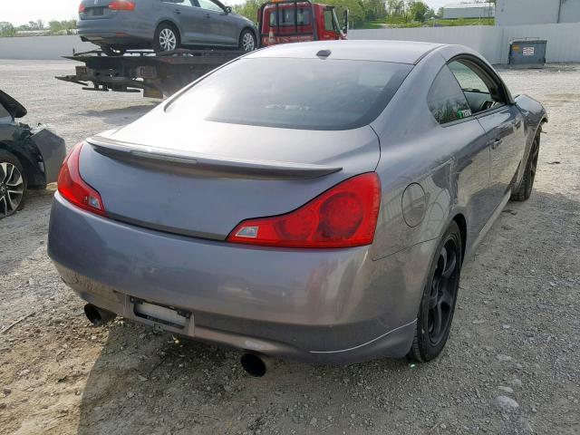 JNKCV64E58M101688 - 2008 INFINITI G37 BASE SILVER photo 4