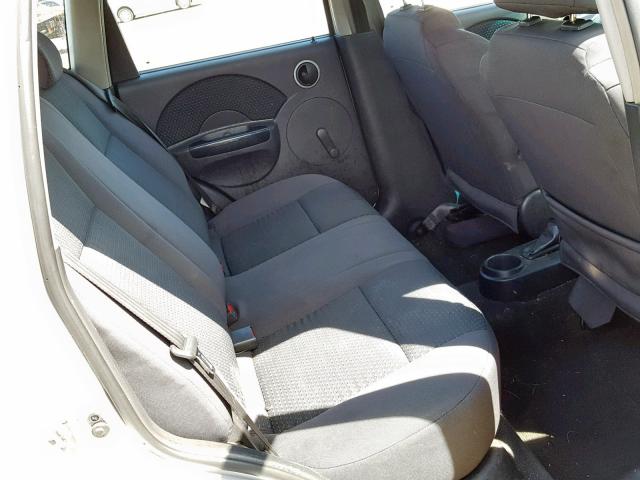 KL1TD66688B267040 - 2008 CHEVROLET AVEO BASE Gümüş foto 6