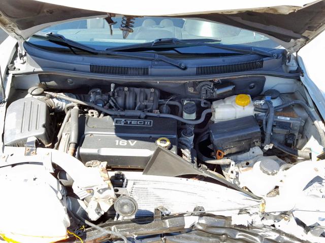 KL1TD66688B267040 - 2008 CHEVROLET AVEO BASE Gümüş foto 7