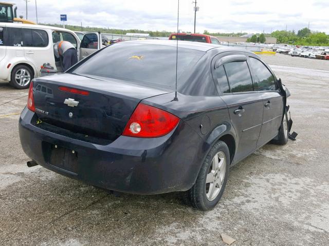 1G1AT58H997108536 - 2009 CHEVROLET COBALT LT BLACK photo 4