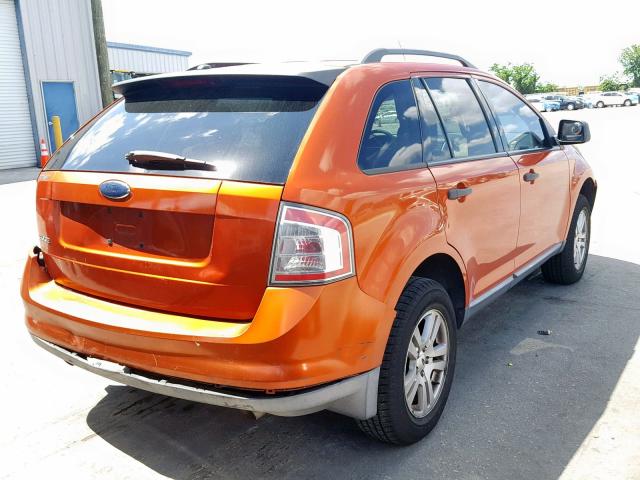 2FMDK36C97BB49297 - 2007 FORD EDGE SE ORANGE photo 4