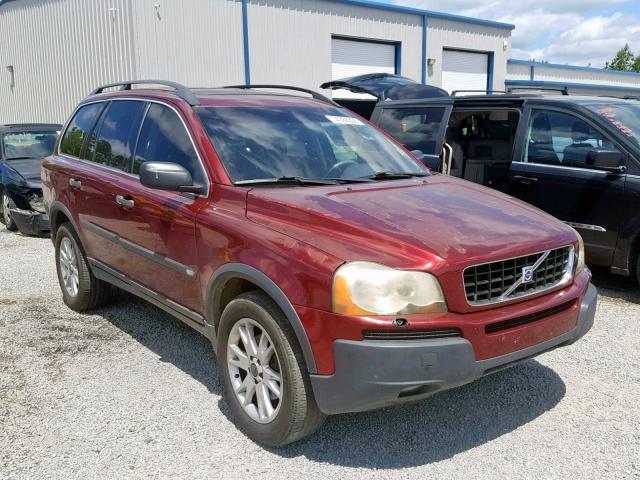 YV1CZ91H241105466 - 2004 VOLVO XC90 T6 BURGUNDY photo 1