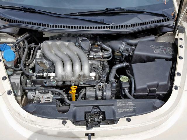 3VWCM31Y85M368936 - 2005 VOLKSWAGEN NEW BEETLE კრემისფერი ფოტო 7