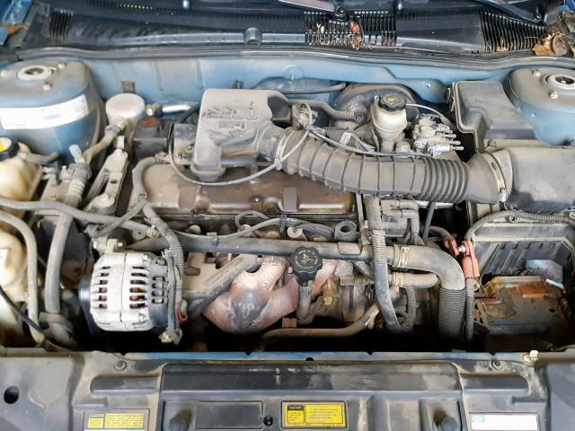 1G1JC1247X7211367 - 1999 CHEVROLET CAVALIER B BLUE photo 7