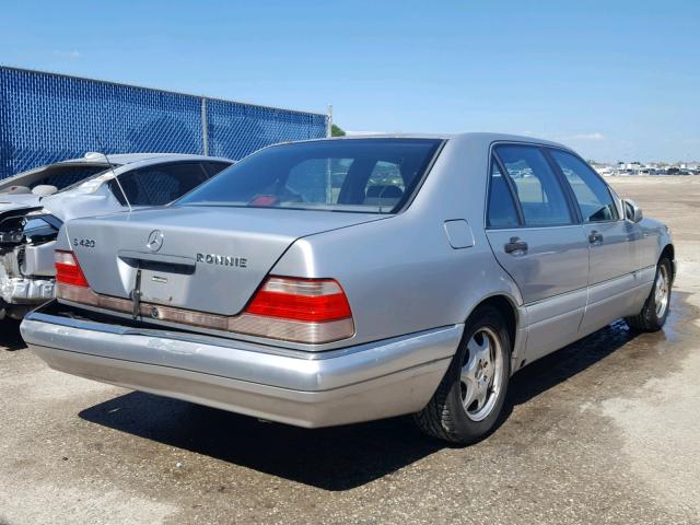 WDBGA43G5WA379445 - 1998 MERCEDES-BENZ S 420 GRAY photo 4