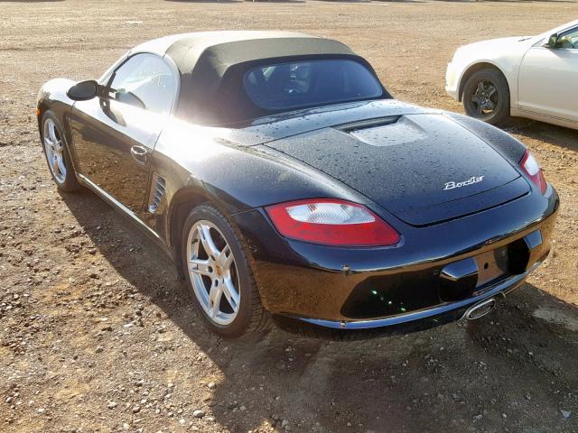 WP0CA29816U711545 - 2006 PORSCHE BOXSTER BLACK photo 3