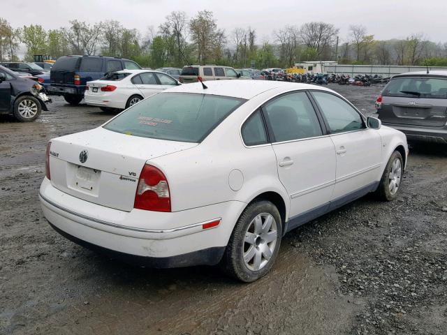 WVWTH63B21E158818 - 2001 VOLKSWAGEN PASSAT GLX 白色 照片 4