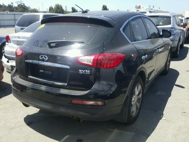 JNKAJ09E38M301297 - 2008 INFINITI EX35 BASE BLACK photo 4