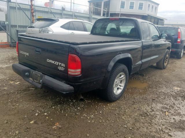 1D7GL12K04S540314 - 2004 DODGE DAKOTA SXT  photo 4