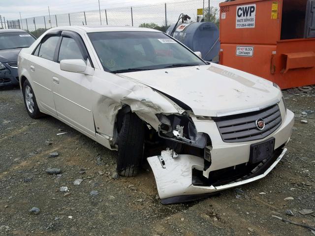 1G6DP577060101306 - 2006 CADILLAC CTS HI FEA WHITE photo 1