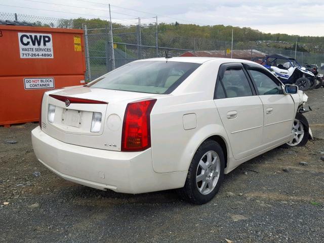 1G6DP577060101306 - 2006 CADILLAC CTS HI FEA WHITE photo 4