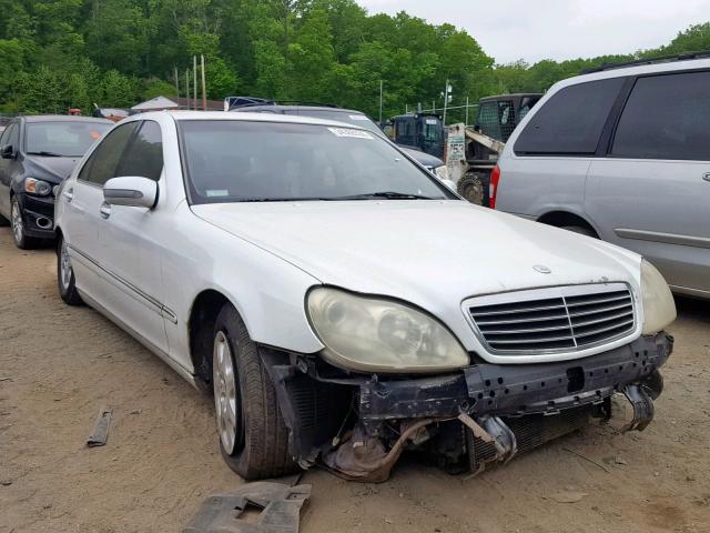 WDBNG75J0YA050946 - 2000 MERCEDES-BENZ S 500 WHITE photo 1