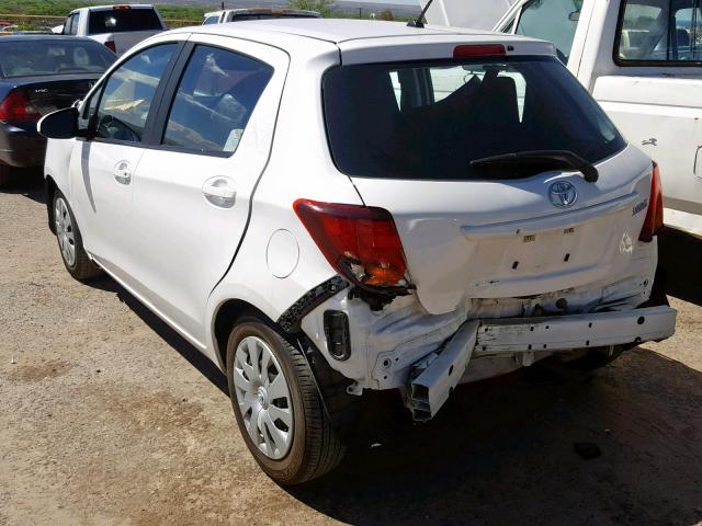 VNKKTUD37HA074749 - 2017 TOYOTA YARIS L WHITE photo 3