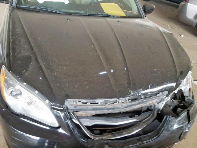 1C3CCBAB0CN167356 - 2012 CHRYSLER 200 LX BLACK photo 7