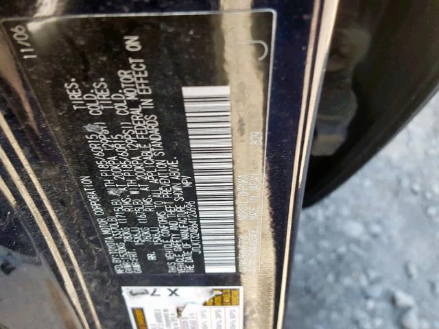 JTLKT324864123696 - 2006 TOYOTA SCION XB 蓝色 照片 10