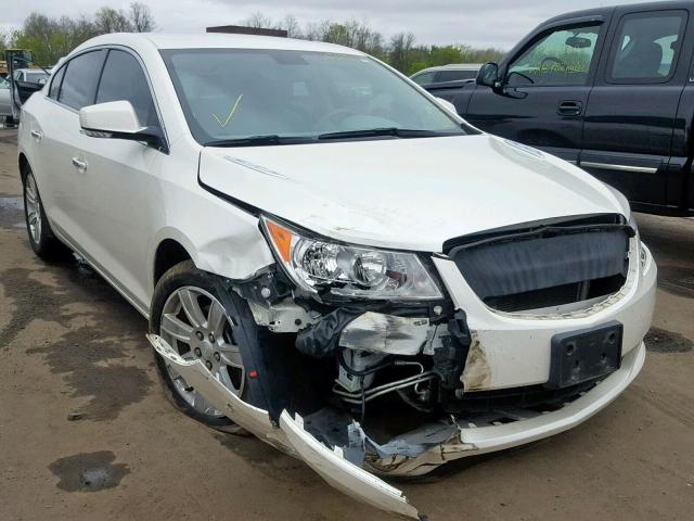 1G4GC5EG8AF130997 - 2010 BUICK LACROSSE C WHITE photo 1