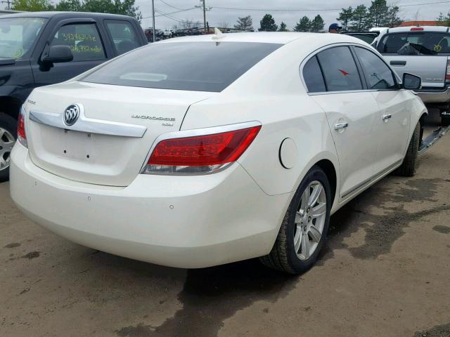 1G4GC5EG8AF130997 - 2010 BUICK LACROSSE C WHITE photo 4