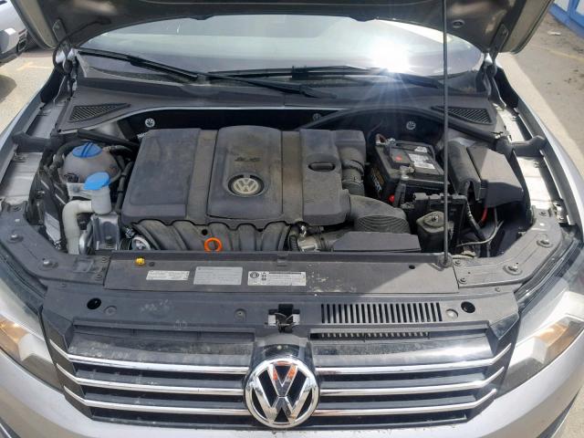 1VWBP7A37CC106144 - 2012 VOLKSWAGEN PASSAT SE SILVER photo 7