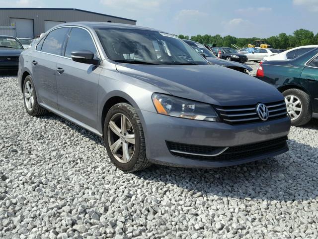 1VWBP7A34DC079390 - 2013 VOLKSWAGEN PASSAT SE GRAY photo 1