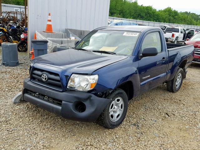 5TENX22NX5Z053365 - 2005 TOYOTA TACOMA BLUE photo 2