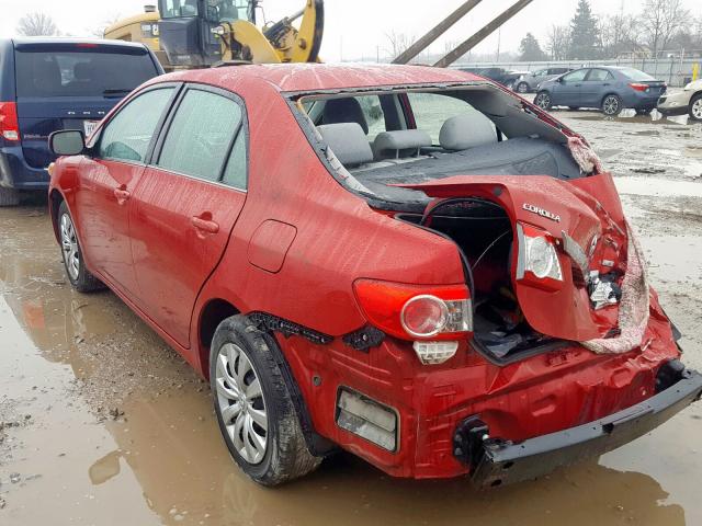 2T1BU4EE4DC056818 - 2013 TOYOTA COROLLA BASE  foto 3