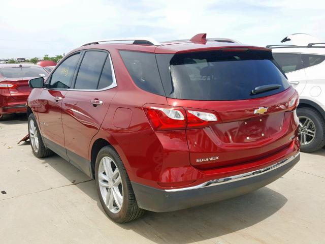 2GNAXMEV6J6105279 - 2018 CHEVROLET EQUINOX PR BURGUNDY photo 3