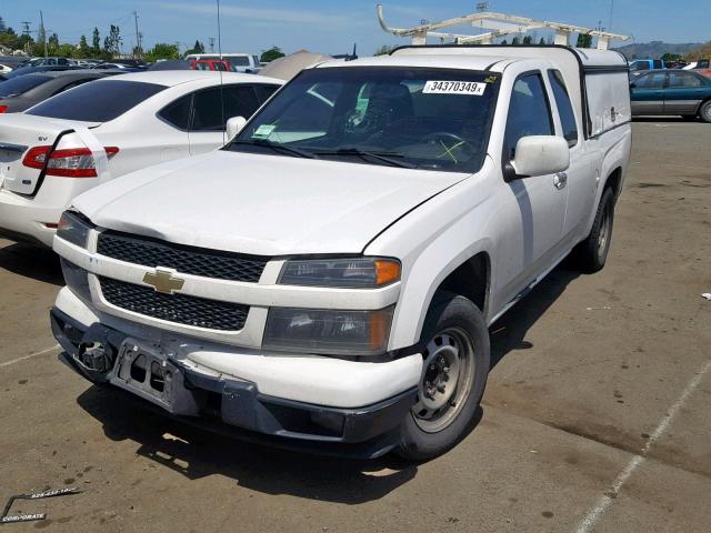 1GCESBFE5C8119778 - 2012 CHEVROLET COLORADO WHITE photo 2