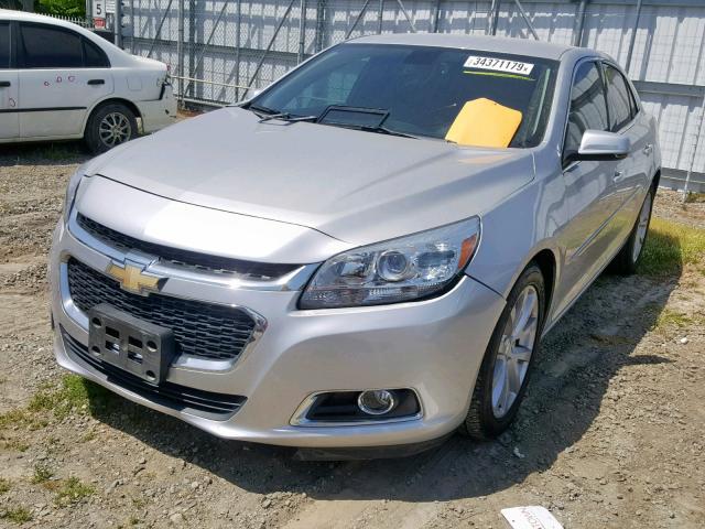 1G11D5SL5FU149365 - 2015 CHEVROLET MALIBU 2LT SILVER photo 2