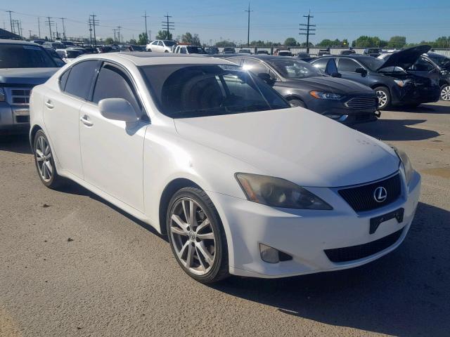 JTHBK262362020942 - 2006 LEXUS IS 250 WHITE photo 1