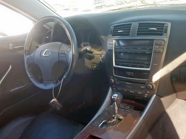 JTHBK262362020942 - 2006 LEXUS IS 250 WHITE photo 9