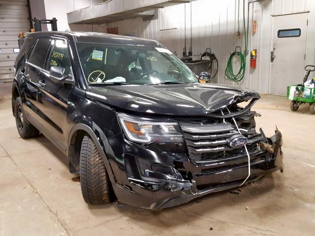 1FM5K8AR0JGA46542 - 2018 FORD EXPLORER P BLACK photo 1