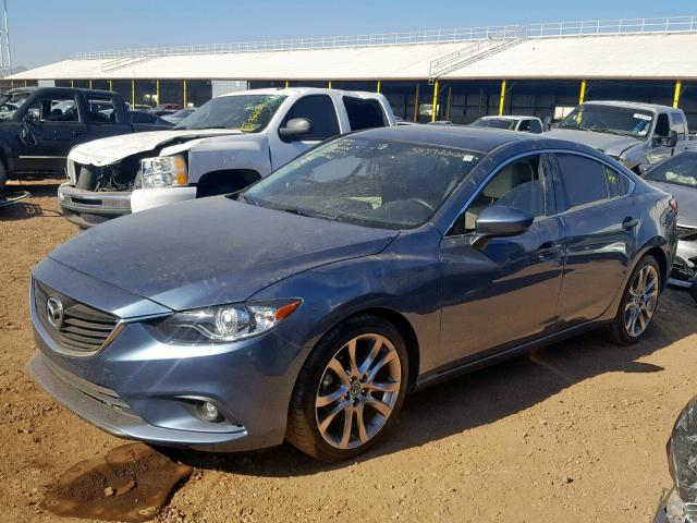 JM1GJ1W53F1185362 - 2015 MAZDA 6 GRAND TO GRAY photo 2