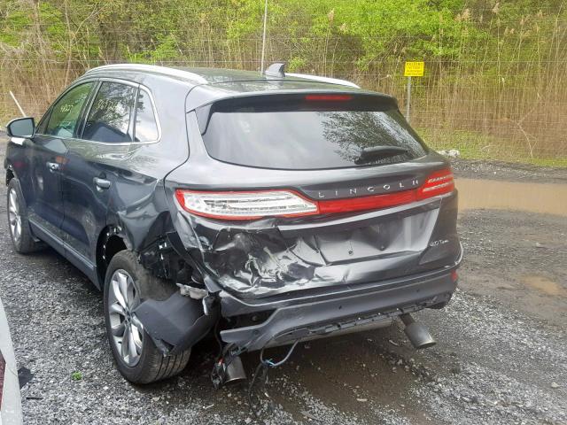 5LMCJ2D99HUL04603 - 2017 LINCOLN MKC SELECT CHARCOAL photo 3