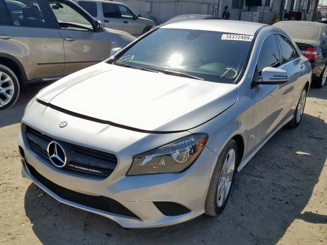 WDDSJ4EB2GN301217 - 2016 MERCEDES-BENZ CLA 250 SILVER photo 2