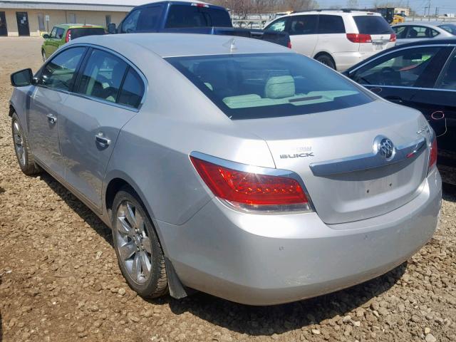 1G4GC5ED5BF292576 - 2011 BUICK LACROSSE C SILVER photo 3