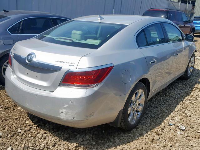 1G4GC5ED5BF292576 - 2011 BUICK LACROSSE C SILVER photo 4